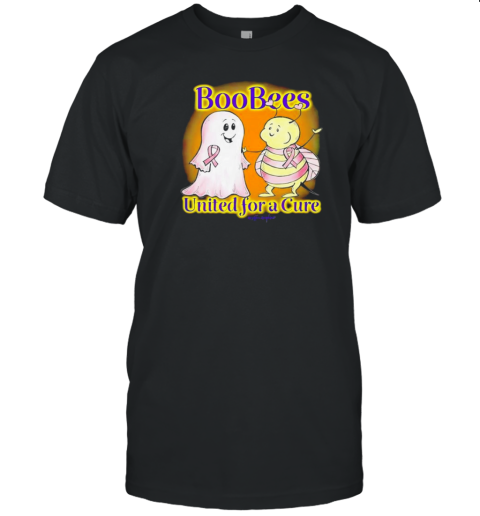 Boobees By Gryffin Graphix Happy Halloween Boo Bee Cartoon Design T-Shirt