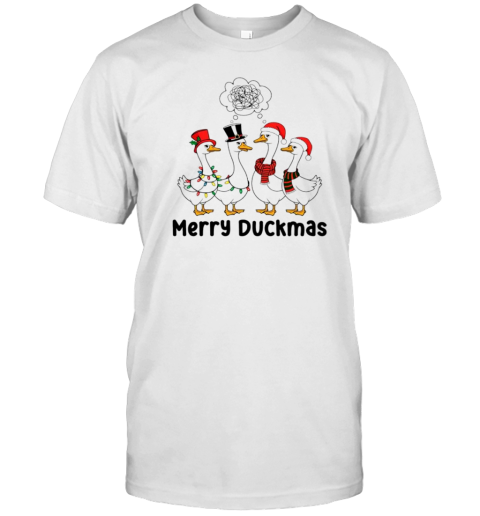 Merry Duckmas Funny Christmas Disney Duck T-Shirt