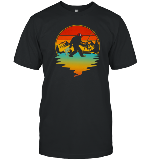 Bigfoot Fishing T-Shirt