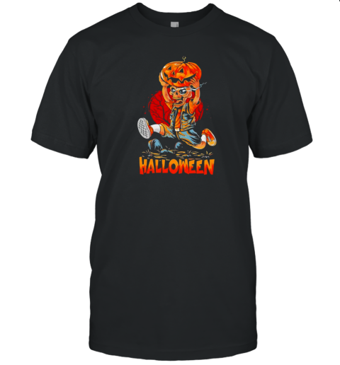 Halloween Zombies Running T-Shirt