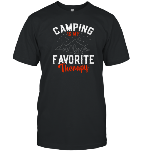 Camping Is My Favourite Therapy T-Shirt