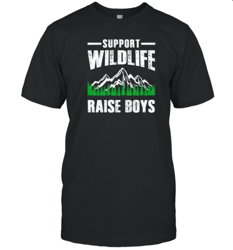 Support Wildlife Raise Boys T-Shirt