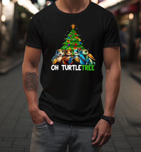 Turtle Tree  Christmas Gift For Turtle Lovers T-Shirt