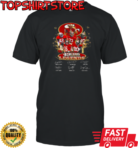 San Francisco 49ers Legends Signatures T-Shirt