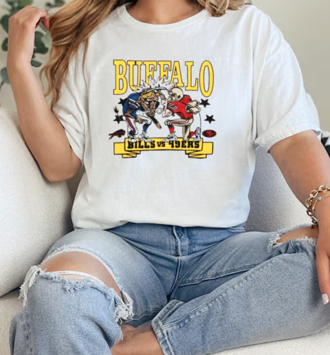 Buffalo Bills vs San Francisco 49ers Gameday Matchup 2024  Classic Womens T-shirt