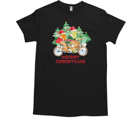 Frog and Toad Merry Christmas 2024 T-Shirt