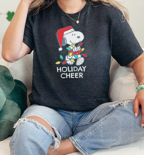 Holiday Cheer Snoopy Christmas  Classic Womens T-shirt