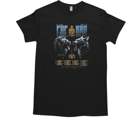 Pop Evil And Bad Wolves Tour 2024 T-Shirt