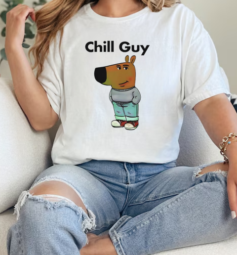 Chill Guy dog meme  Classic Womens T-shirt