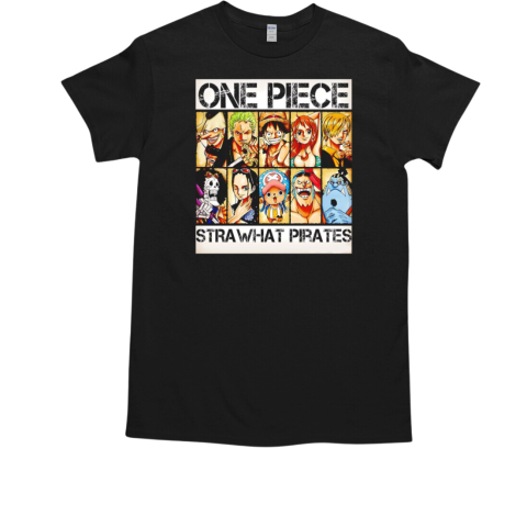 One Piece Straw Hat Pirates Anime cartoon T-Shirt