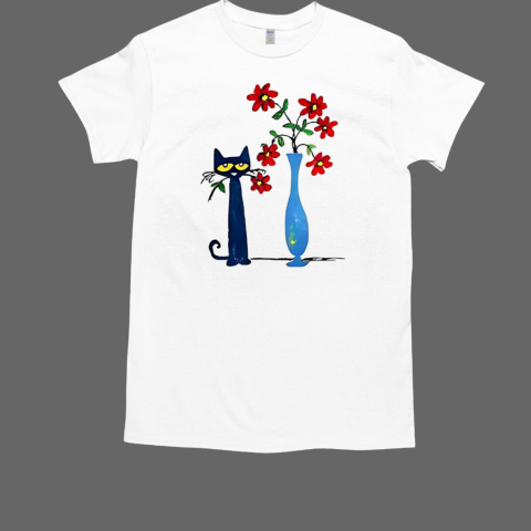 Pete the cat flower T-Shirt