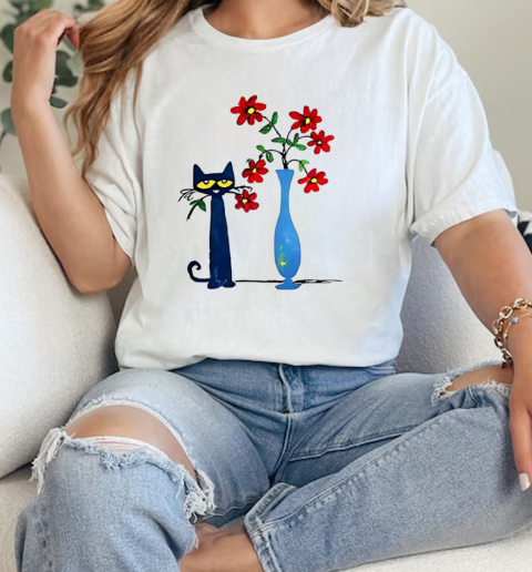 Pete the cat flower  Classic Womens T-shirt