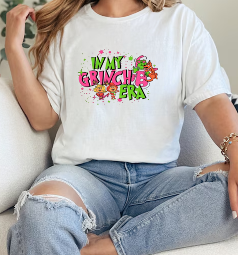 Pink in my Grinch era Christmas  Classic Womens T-shirt