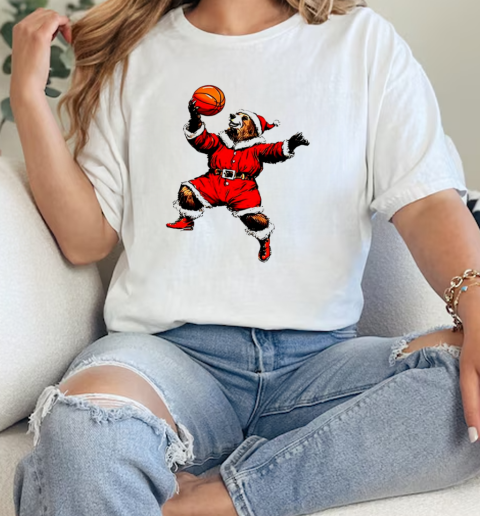 Santa bear holliday Christmas  Classic Womens T-shirt