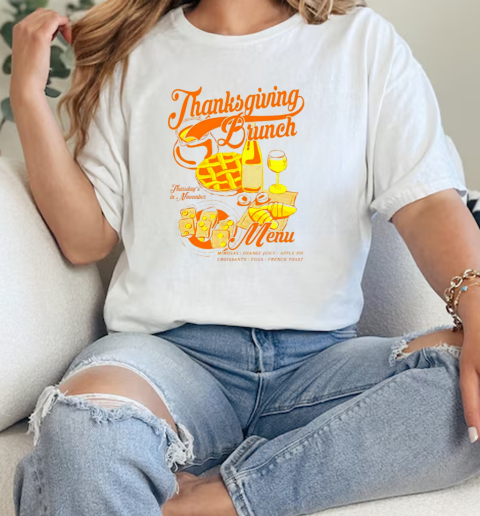 Thanksgiving Brunch  Classic Womens T-shirt