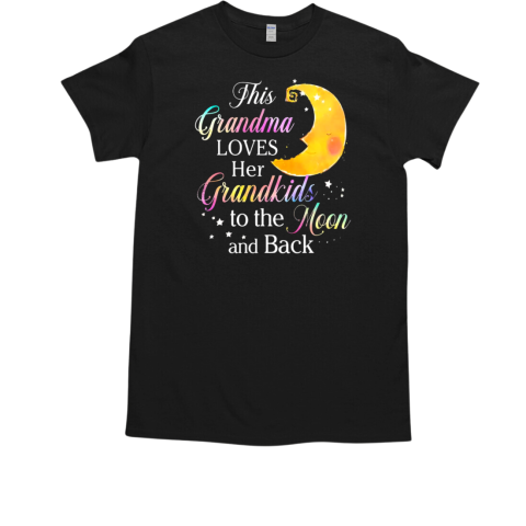 This grandma loves her grandkids to the moon and back T-Shirt