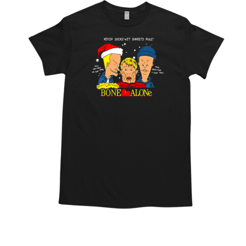 Beavis and Butt Head Kevin sucks we bandits rule bone alone T-Shirt