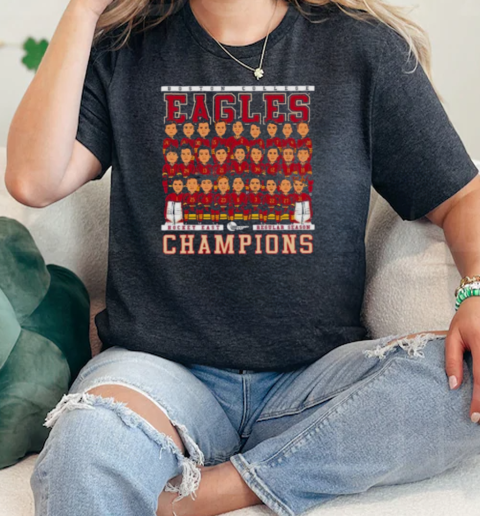 Boston College Hockey Team 2024 Hockey East Regular Season Champions  Classic Womens T-shirt