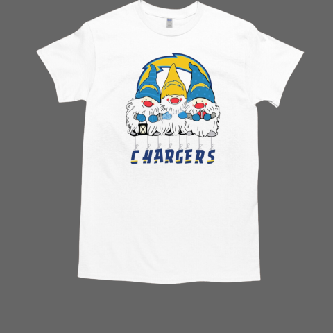 Gnome Christmas Los Angeles Chargers Graphic T-Shirt