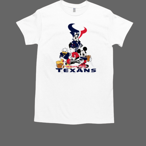 Mickey Pluto Donald Houston Texans T-Shirt