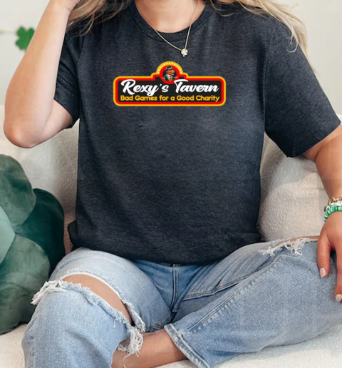 Rexys Tavern bad games for a good charity logo  Classic Womens T-shirt