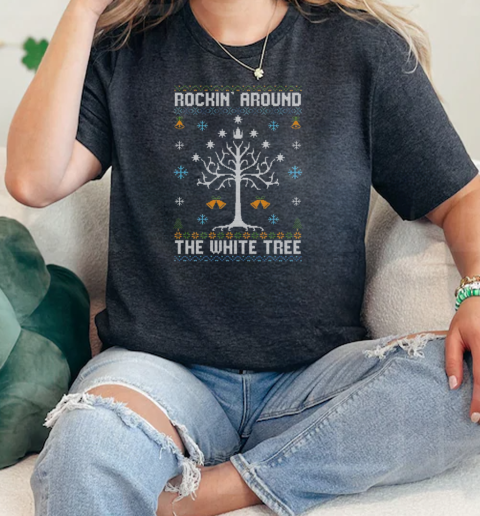 Rockin Around the White Tree  Classic Womens T-shirt