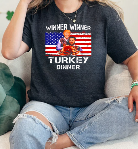 Step Brothers Trump and Vance winner winner Turkey dinner Thanksgiving  Classic Womens T-shirt