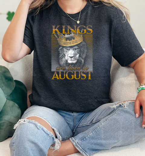 The Lion Kings Kings Are Born In August REV 5 5  Classic Womens T-shirt