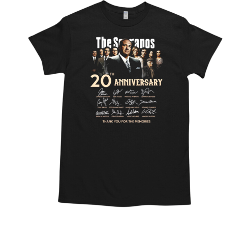 The Sopranos 20th Anniversary Thank You For The Memories T-Shirt