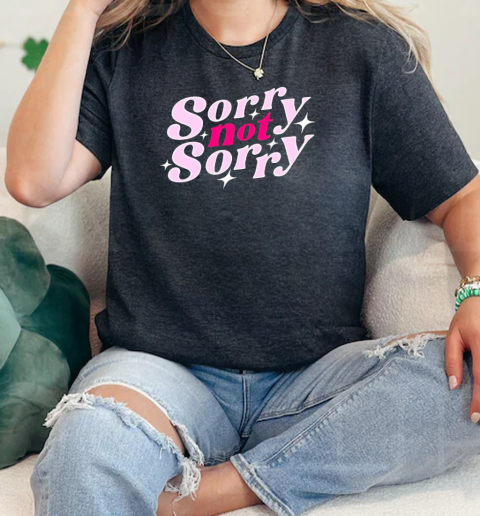 Angel Reese wearing sorry not sorry script ladies boyfriend  Classic Womens T-shirt