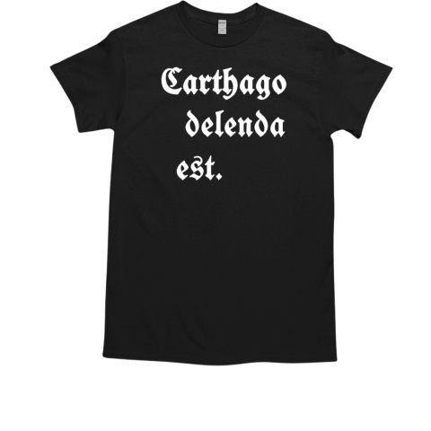 Mark Zuckerberg carthago delenda est T-Shirt