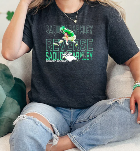 Philadelphia Eagles NFL Saquon Barkley Hurdle vintage  Classic Womens T-shirt