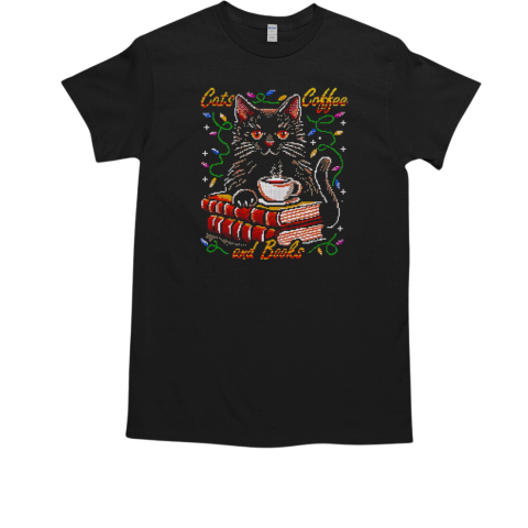 Ugly cats coffee and books T-Shirt