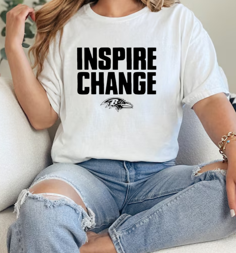 Baltimore Ravens 2024 inspire change  Classic Womens T-shirt