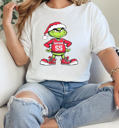 Footballs Grinchy Christmas  Classic Womens T-shirt