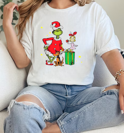 Grinch and Cindy Lou Who Grinchmas  Classic Womens T-shirt