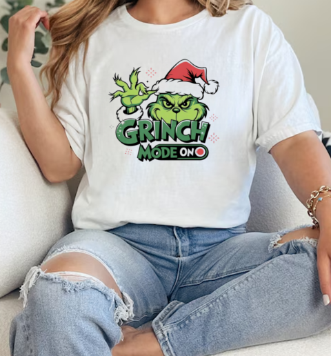 Grinchmas Mode On Christmas  Classic Womens T-shirt