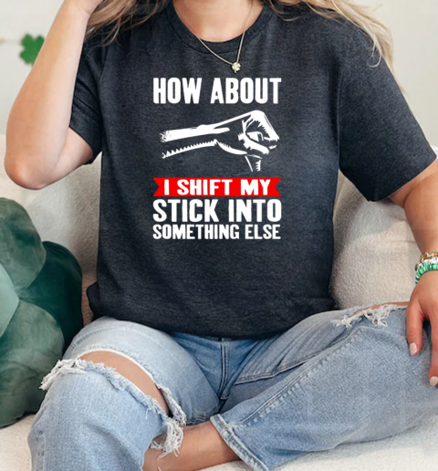 How About I Shift My Stick Into Something Else  Classic Womens T-shirt