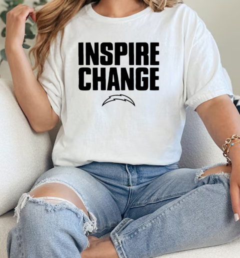 Los Angeles Chargers 2024 inspire change  Classic Womens T-shirt