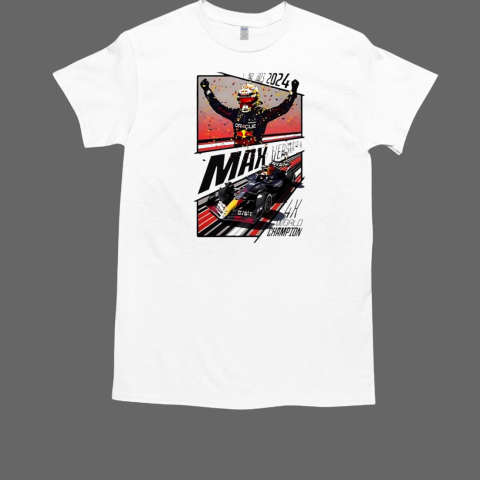 Max Verstappen 4X World Champion T-Shirt