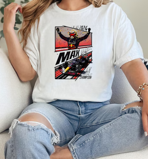 Max Verstappen 4X World Champion  Classic Womens T-shirt