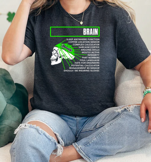 Mechanics Brain Sleep Anywhere Function  Classic Womens T-shirt