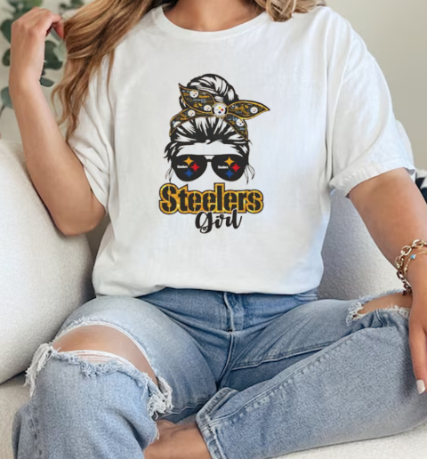 Pittsburgh Steeler girl burn hair  Classic Womens T-shirt