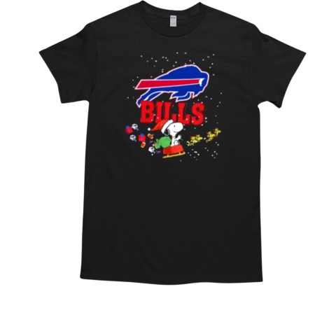 Snoopy Buffalo Bills Christmas T-Shirt