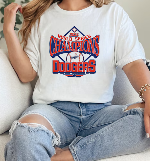 2024 world Series Champions Dodgers MLB baseball  Classic Womens T-shirt