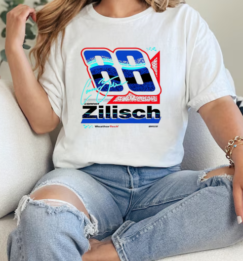 68 Connor Zilisch JR Motorsports WeatherTech Car signature  Classic Womens T-shirt