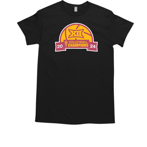 Arizona State Sun Devils Big 12 Volleyball Champions 2024 T-Shirt