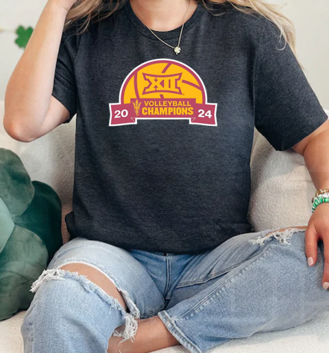 Arizona State Sun Devils Big 12 Volleyball Champions 2024  Classic Womens T-shirt