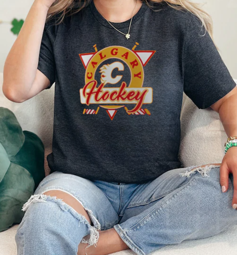 Calgary Flames Rinkside Hockey  Classic Womens T-shirt