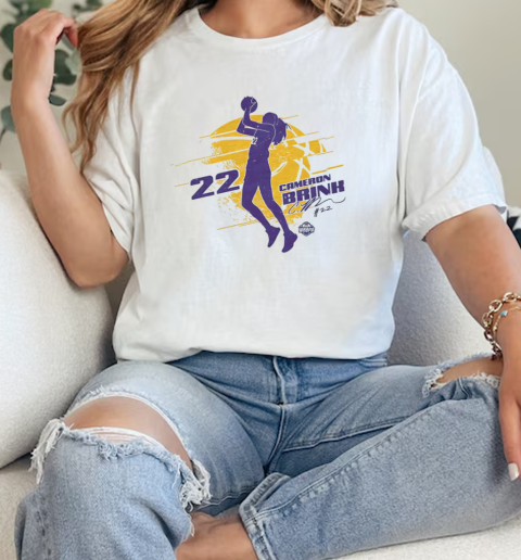 Cameron Brink Los Angeles Sparks basketball silhouette vintage  Classic Womens T-shirt